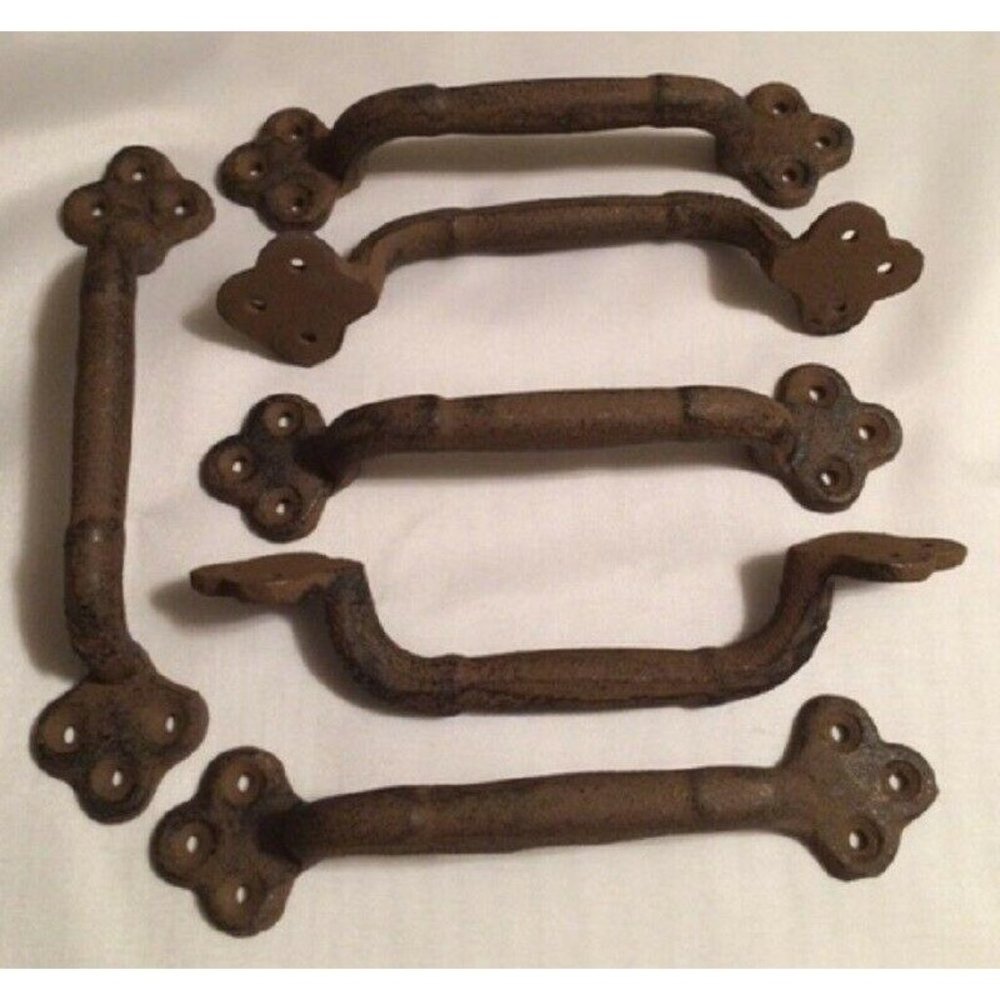 Set of Twelve (12) Large 9" Cast Iron Gate Pulls (Twelve 12) 0170-05122